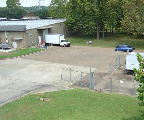 View from on top of the warehouse at the family business.