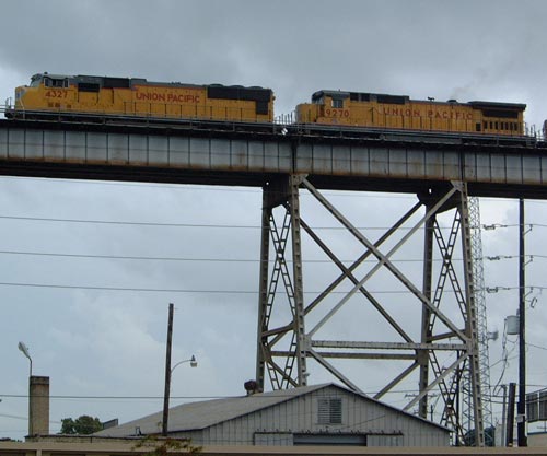 Train bridge.